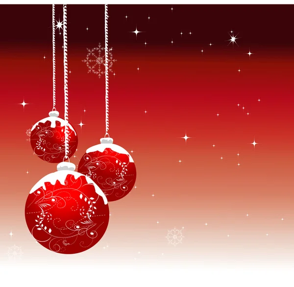 Bolas de Natal ornamentadas —  Vetores de Stock