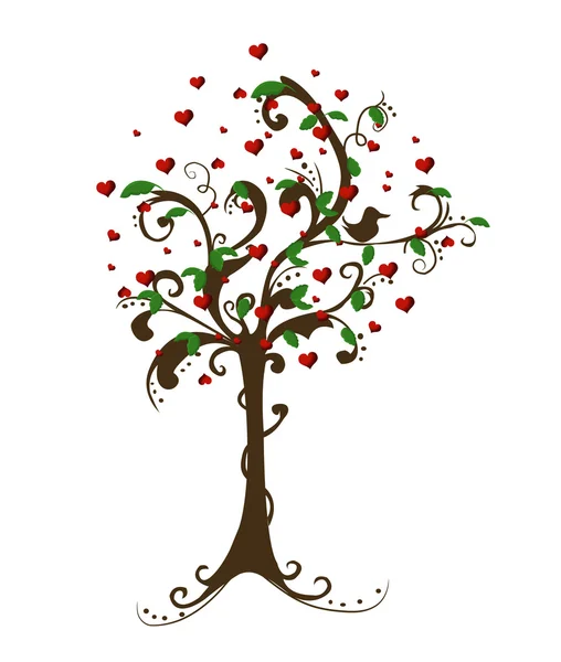 Amour des arbres — Image vectorielle