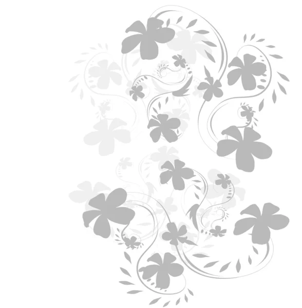 美しい花のベクトルの背景 — ストックベクタ