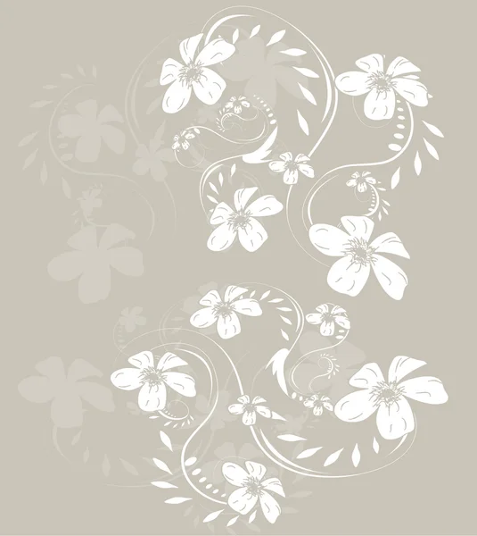 Beautiful Floral vector background — Stock Vector