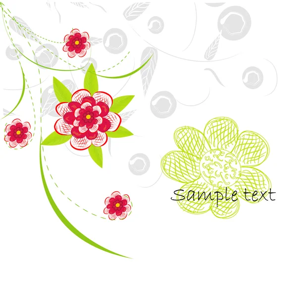 Flower background design — Stock Vector