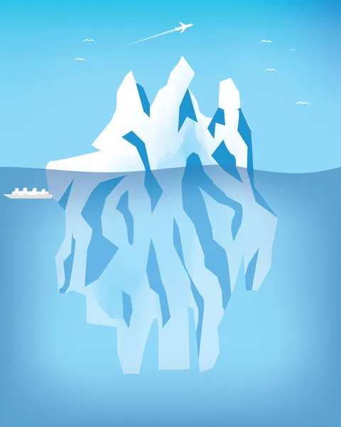 Arktik manzara — Stok Vektör