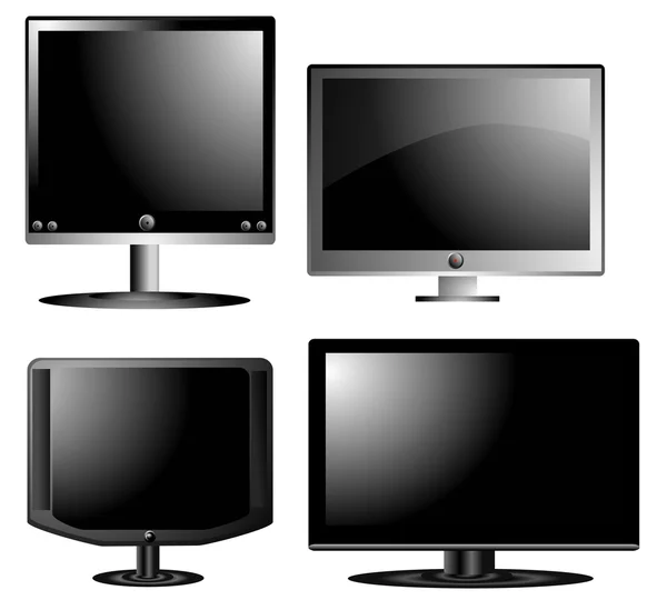 Televisore LCD eps8 — Vettoriale Stock