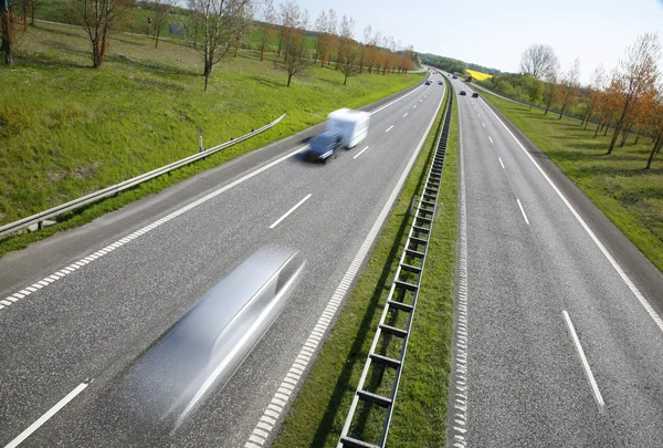 Speed on motorway — Stock Photo, Image