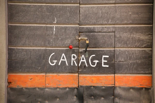 Garageneinfahrt — Stockfoto