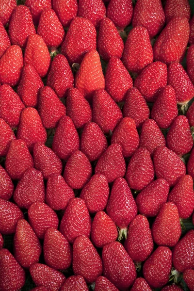 Φόντο ώριμες φράουλες — Φωτογραφία Αρχείου