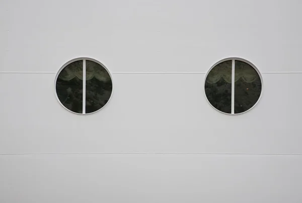 Két kajütablakokból — Stock Fotó