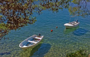 Summertime in Croatia clipart