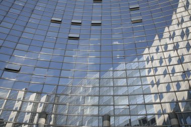 Glass building - La Defense clipart