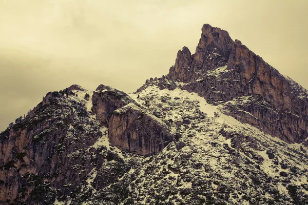 Dolomite winter peaks — Stock Photo, Image