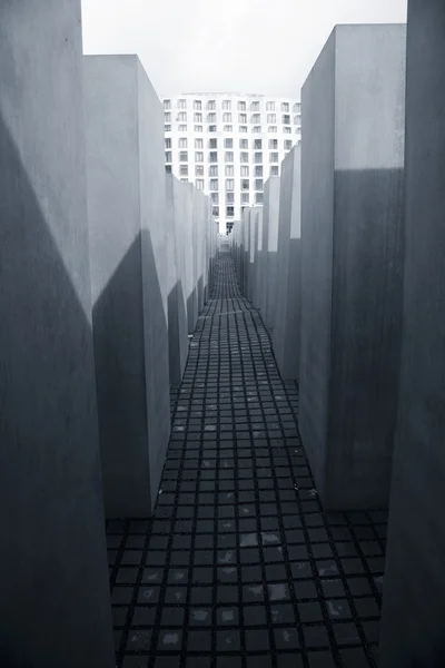 Holocausto memorial berlin — Fotografia de Stock