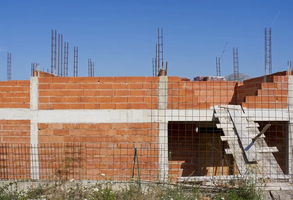 Yeni bir ev inşa — Stok fotoğraf