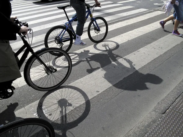 Bisikletçiler — Stok fotoğraf