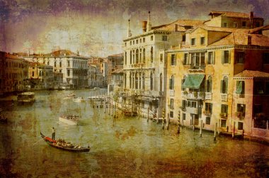 Traffic Grand Canal clipart