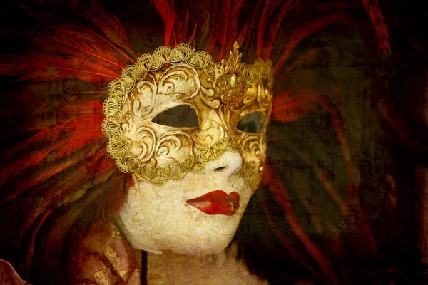 Карнавальная маска - Венеция — стоковое фото
