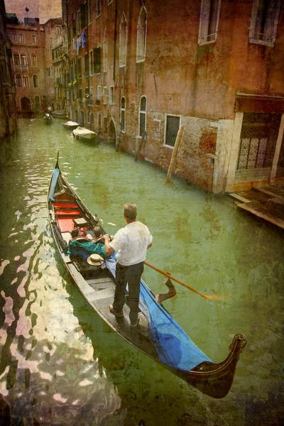 Gondola in vicolo — Foto Stock