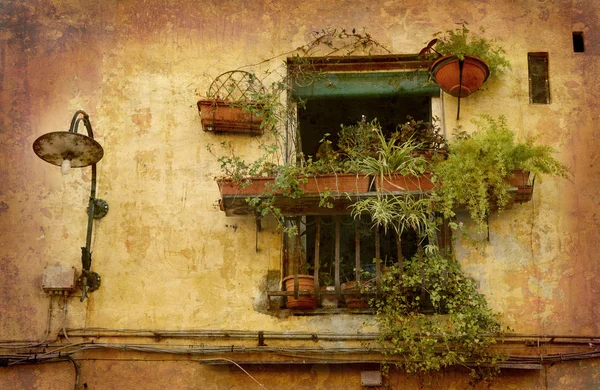 Pequeño balcón Lucca — Foto de Stock