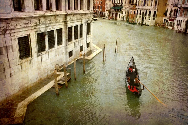 Gondola a grand canal — Stock Fotó