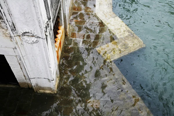 Acqua alta Venezia — Foto Stock
