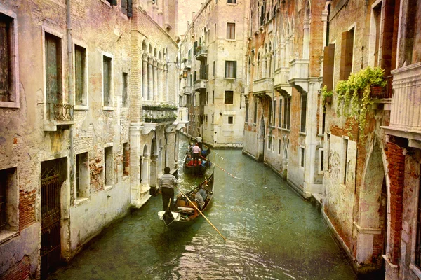 Gondolas Venecia urbana —  Fotos de Stock