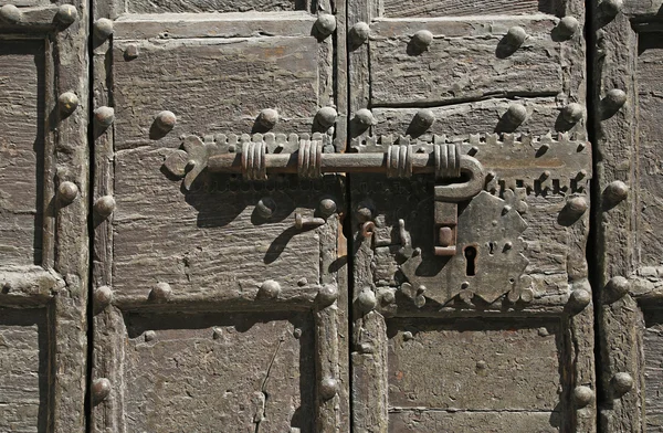 Nice old door Gubbio — Stock Photo, Image