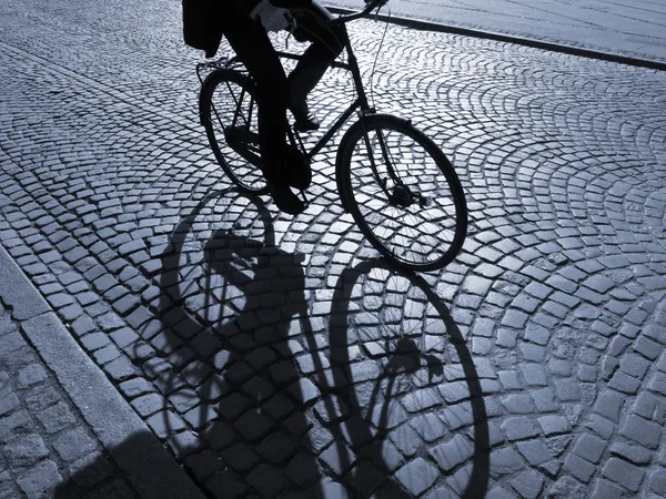Вдень велосипедах — стокове фото