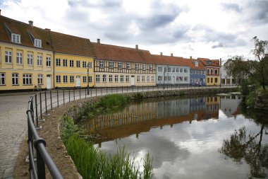 Old town of Nyborg clipart