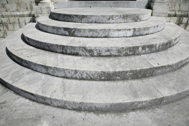 Cirkular marble steps clipart