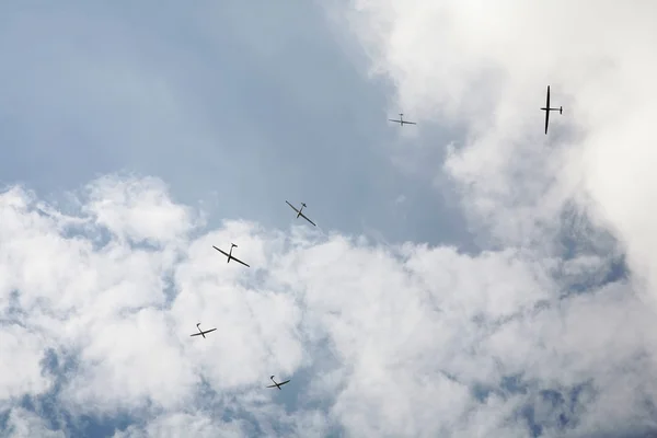 滑翔机在空中 — 图库照片