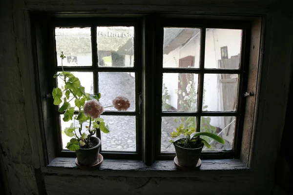 Ρετρό παράθυρο — Φωτογραφία Αρχείου