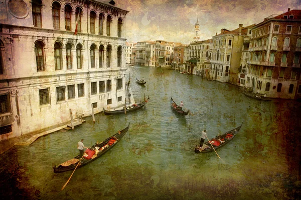 Gondola a grand canal — Stock Fotó