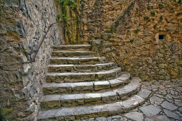 Średniowieczne kroki Włochy — Zdjęcie stockowe