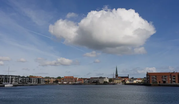 Nyborg, Dánsko — Stock fotografie