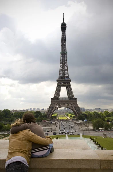 पॅरिस मध्ये प्रेम — स्टॉक फोटो, इमेज