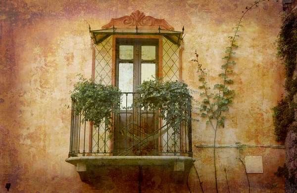 Pequena varanda Piemonte — Fotografia de Stock