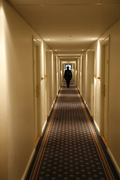 酒店走廊 — 图库照片