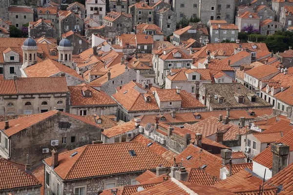 Dächer von Dubrovnik — Stockfoto