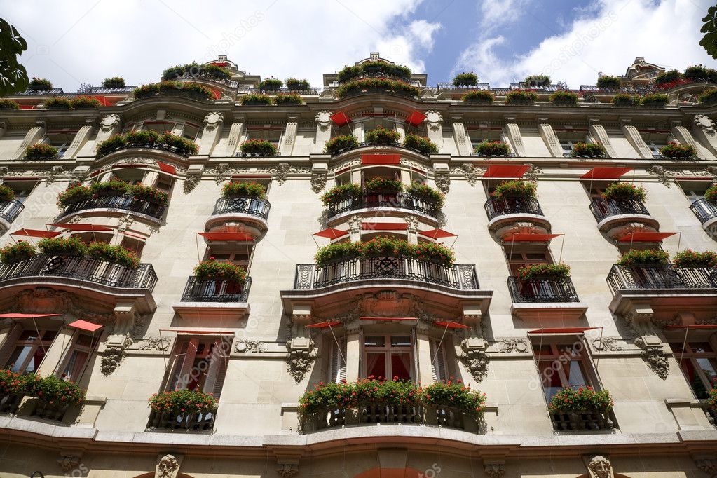 Beautiful Parisian facade