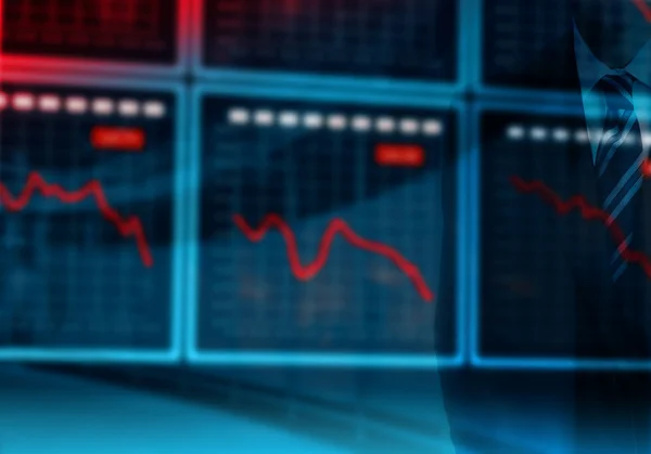 Börsen krisen — Stockfoto