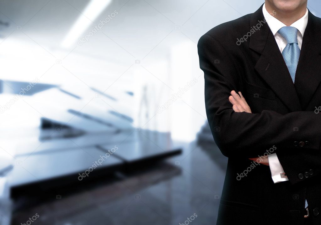 Businessman in modern office