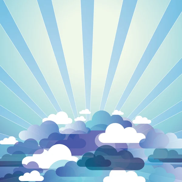 Διάνυσμα φόντο αφηρημένη σύννεφα — Διανυσματικό Αρχείο