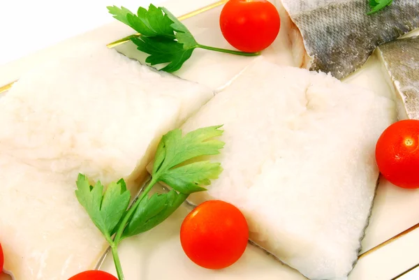 Cod fillets ready to cook — Stock Photo, Image