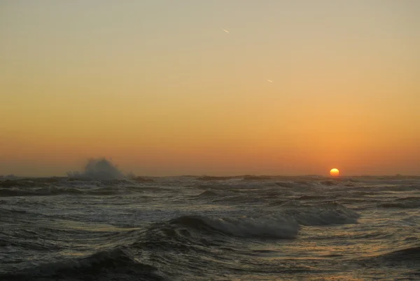 Tempête au coucher du soleil - Anzio — Photo