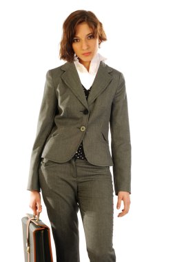 Young woman manager clipart