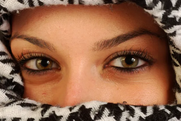 stock image The eyes of Kefiah 003