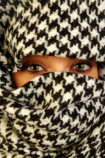 Os olhos de Kefiah — Fotografia de Stock