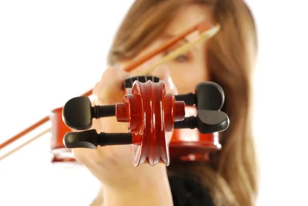 Nő a hegedű 003 — Stock Fotó