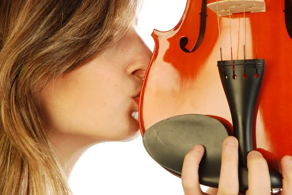 Mulher com violino 031 — Fotografia de Stock