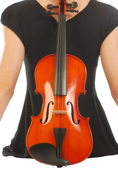 Kvinna med violin 052 — Stockfoto