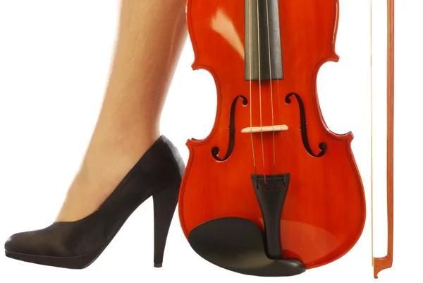 Kvinnor och musikinstrument 001 — Stockfoto